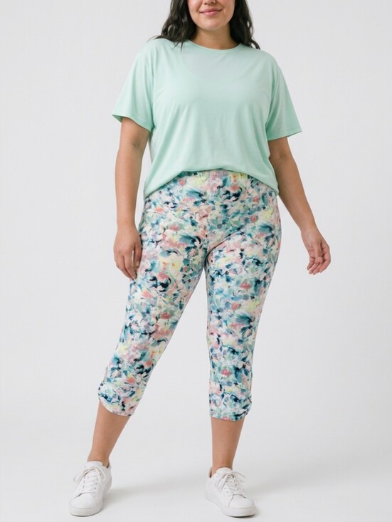 RBX Pants - RBX Women's PlusSize Abstract Floral Print High-Rise Athletic Leggings-3x (NWOT)